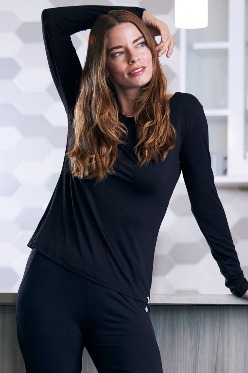 Women's Bamboo Lounge Long Sleeve T-Shirt - SNMShop