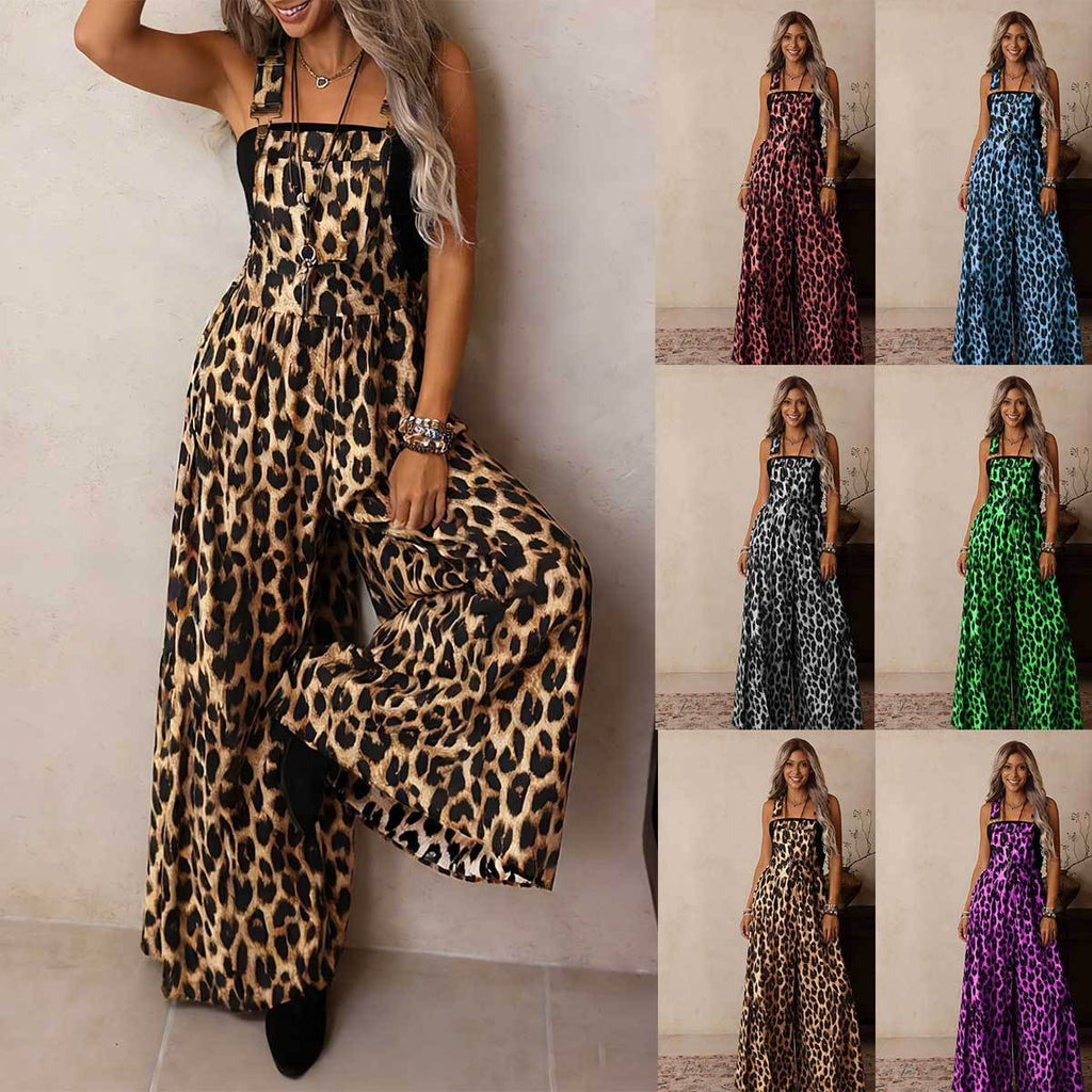 Women's Sling Wide Leg Casual Jumpsuit - SNMShop