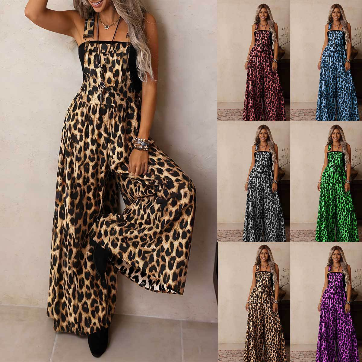 Women's Sling Wide Leg Casual Jumpsuit - SNMShop