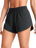 Women's Sports Shorts, Outdoor Casual Quick Drying Split Three Part Shorts, Yoga Fitness Training Running Shorts - SNMShop
