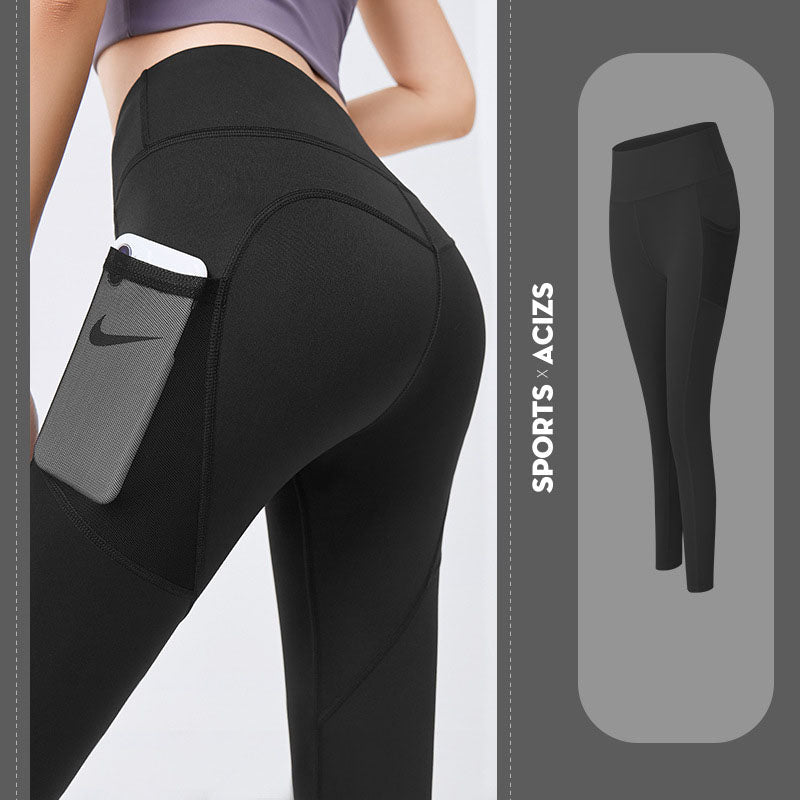 Tummy Control Yoga Pants with Pockets Gym Leggings for Women - SNMShop