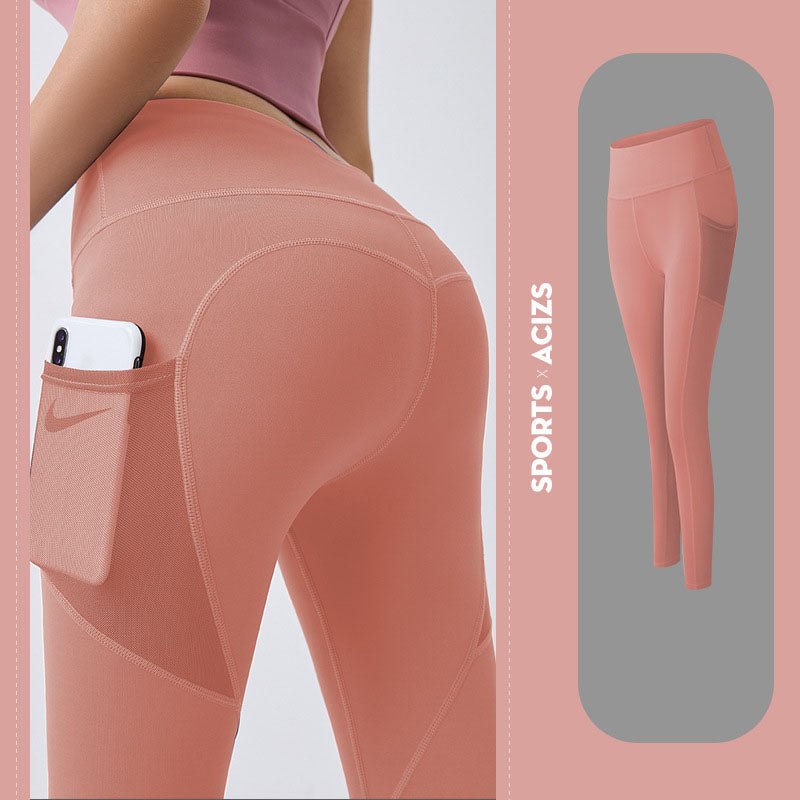 Tummy Control Yoga Pants with Pockets Gym Leggings for Women - SNMShop